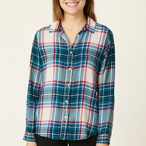 Aerie Plaid Button-Down, M